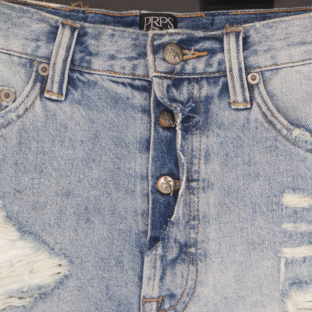 ✨PRPS GOODS & CO. High Waist Denim Shorts - Picture 3 of 7